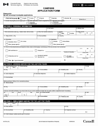 Document preview: Form E672 Canpass Application Form - Canada