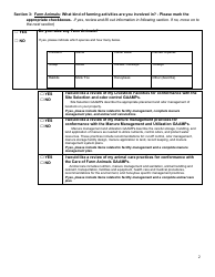 Conformance Request Application - Michigan, Page 2