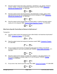 Form EQP3580 Permit Information Checklist - Michigan, Page 5