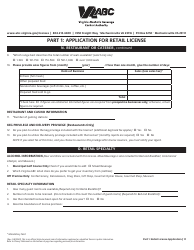 Retail License Application - Virginia, Page 11