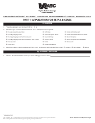 Retail License Application - Virginia, Page 13