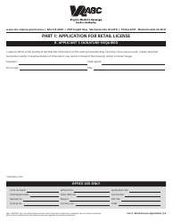Retail License Application - Virginia, Page 14