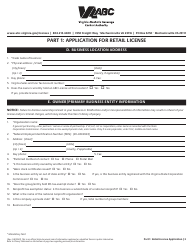 Retail License Application - Virginia, Page 3