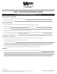 Retail License Application - Virginia, Page 7