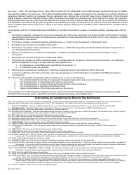 Form HM-9283 Remote Site Notification - County of San Diego, California, Page 2