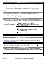 Form HM-9213 Onsite Medical Waste Treatment Permit Application - County of San Diego, California, Page 3