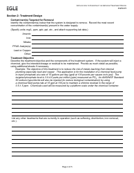 Form EQP2275 Application to Construct or Improve Treatment Device - Michigan, Page 2