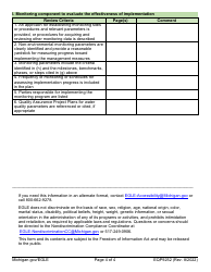 Form EQP9252 Checklist for a 319 Approved Watershed Management Plan - Michigan, Page 4