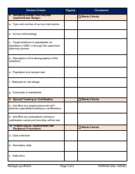 Form EQP9246 Social Survey Qapp Checklist - Nonpoint Source Program - Michigan, Page 3