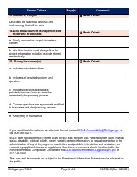 Form EQP9246 Social Survey Qapp Checklist - Nonpoint Source Program - Michigan, Page 4