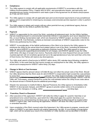DOT Form 224-053 Utility Construction Agreement Work by Utility - Wsdot Cost - Washington, Page 3