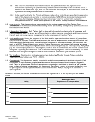 DOT Form 224-053 Utility Construction Agreement Work by Utility - Wsdot Cost - Washington, Page 5