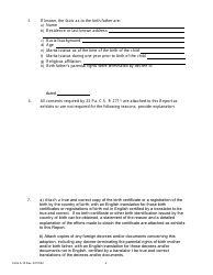 Form A-10 Report of the Intermediary in the Adoption of a Foreign Born Child - Pennsylvania, Page 2