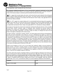 Form RES425 Light Standard/Utility Pole Endorsement - Washington, Page 2