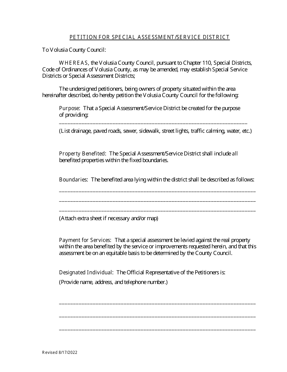 Speed Hump Request Packet - County of Volusia, Florida, Page 3