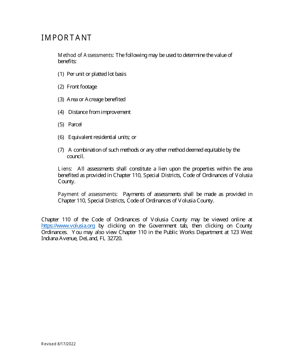 Speed Hump Request Packet - County of Volusia, Florida, Page 4
