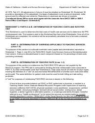 Instructions for Form DHCS3096 Medi-Cal Cost Report - Change in Scope-Of-Service Rquest (Csosr) Freestanding Federally Qualified Health Center (Fqhc)/Rural Health Center (Rhc) Prospective Payment System (Pps) - California, Page 6