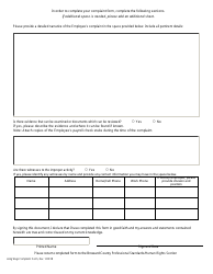 Living Wage Complaint Form - Broward County, Florida, Page 2