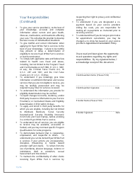 Clients Rights and Responsibilities Agreement - Broward County Ryan White Part a Program - Broward County, Florida (English/Spanish/Haitian Creole), Page 2