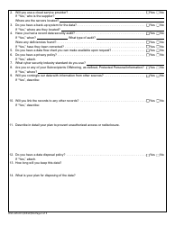 Form DSC-425-001 Data Records Contract Application - Washington, Page 4