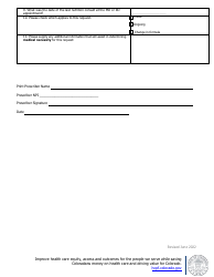 Questionnaire #10 - Oral and Enteral Nutritional Formula Optional Submission on All Pars - Colorado, Page 2