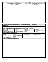 Support Level Review Request Form - Colorado, Page 4
