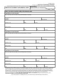 Document preview: Form PTO/AIA/11 Substitute Statement Supplemental Sheet