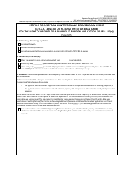 Form PTO/SB/458 Petition to Accept an Unintentionally Delayed Claim Under 35 U.s.c. 119(A)-(D) or (F), 365(A) or (B), or 386(A) or (B) for the Right of Priority to a Prior-Filed Foreign Application (37 Cfr 1.55(E)), Page 2