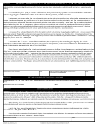 Tender of Plea or Admission &amp; Waiver of Rights - City of Boston, Massachusetts, Page 2