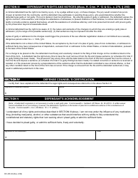 Form DC-CR22 Tender of Plea or Admission and Waiver of Rights - Massachusetts, Page 2