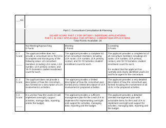 Peer Reviewer Scoring Rubric for the Mckinney Vento Grant - Indiana, Page 7