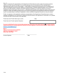 Form OLA-117 Family Day Care Registration Modification Application - South Dakota, Page 2