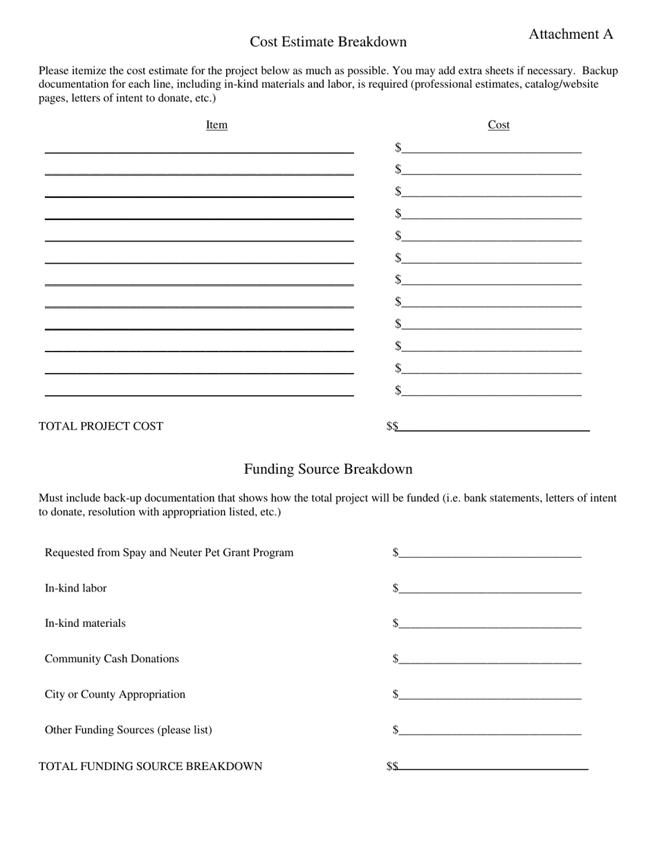 Spay and Neuter Pet Grant Program Application - Arkansas, Page 10
