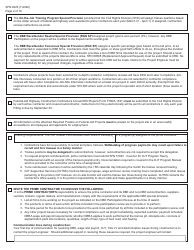 Form SFN9423 Pre-construction Conference - Equal Employment Opportunity (EEO), Title VI, Labor Standards, and Dbe Participation Information - North Dakota, Page 2