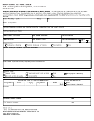 Document preview: Form SFN53759 Rtap Travel Authorization - North Dakota