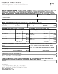 Document preview: Form SFN58369 Rtap Travel Expense Voucher - North Dakota