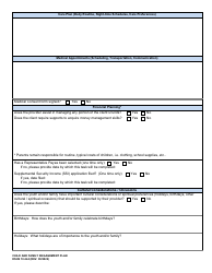DSHS Form 10-244 Child and Family Engagement Plan - Washington, Page 2