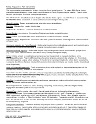 DSHS Form 10-244 Child and Family Engagement Plan - Washington, Page 4
