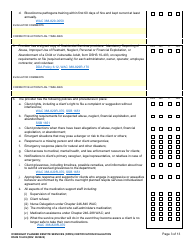 DSHS Form 10-639 Overnight Planned Respite Services (Oprs) Certification Evaluation - Washington, Page 3