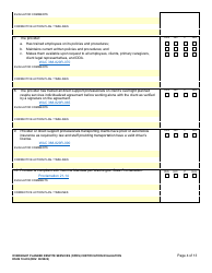 DSHS Form 10-639 Overnight Planned Respite Services (Oprs) Certification Evaluation - Washington, Page 4