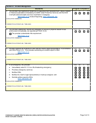 DSHS Form 10-639 Overnight Planned Respite Services (Oprs) Certification Evaluation - Washington, Page 8