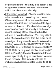DSHS Form 14-012 Consent (Large Print) - Washington, Page 11