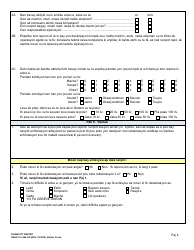 DSHS Form 14-144A Disability Report - Washington (Haitian Creole), Page 5