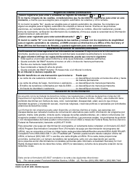 DSHS Formulario 14-439 Washcap Solicitud - Washington (Spanish), Page 2