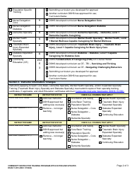 DSHS Form 15-551 Community Instructor Training Program Application and Updates - Washington, Page 2