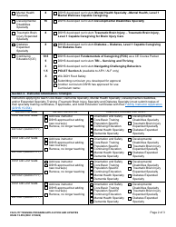 DSHS Form 15-555 Facility Training Program Application and Updates - Washington, Page 2