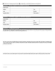 Form DHHS226-F Animal Shelter Application for Renewal - North Carolina, Page 3