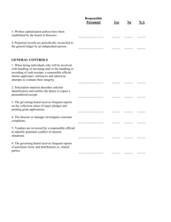 Internal Control Questionnaire - North Carolina, Page 11