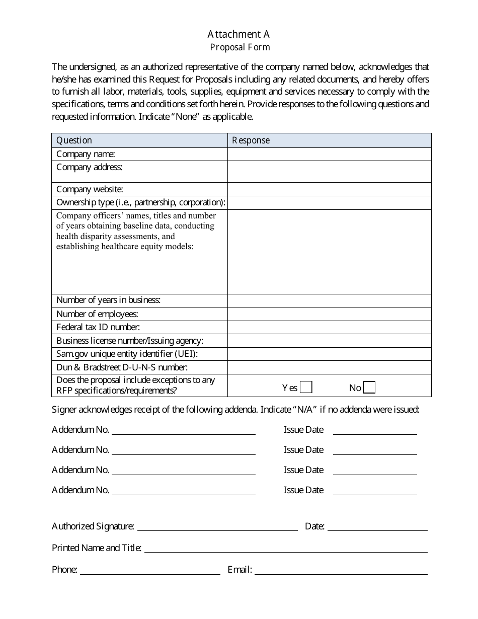 Form SNHD-22RFP007 Request for Proposals for Covid-19 Health Disparity Assessment and Healthcare Equity Models - Nevada, Page 11