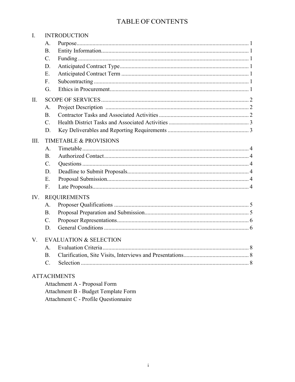 Form SNHD-22RFP007 Request for Proposals for Covid-19 Health Disparity Assessment and Healthcare Equity Models - Nevada, Page 2